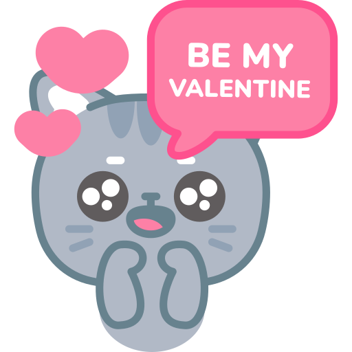 día de san valentín gratis sticker