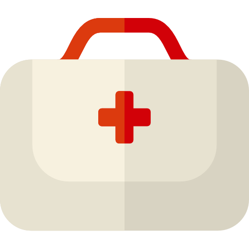 First aid kit Basic Rounded Flat icon