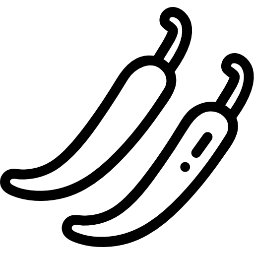 ají rojo icono gratis