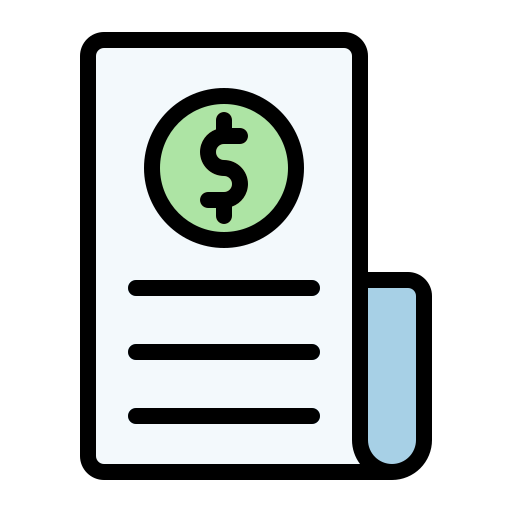 factura icono gratis