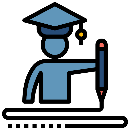 graduación icono gratis