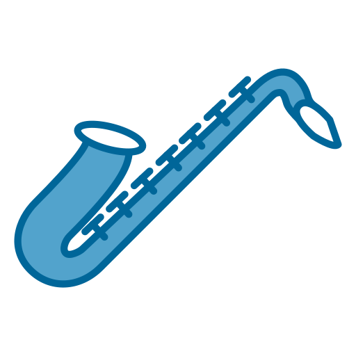 saxofón icono gratis