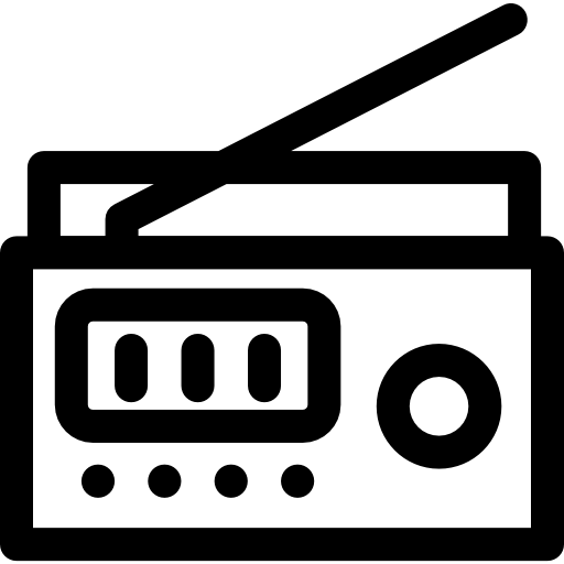 라디오 무료 아이콘