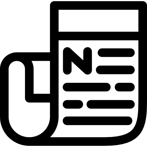 신문 무료 아이콘