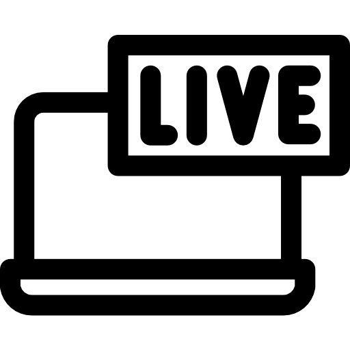 라이브 무료 아이콘