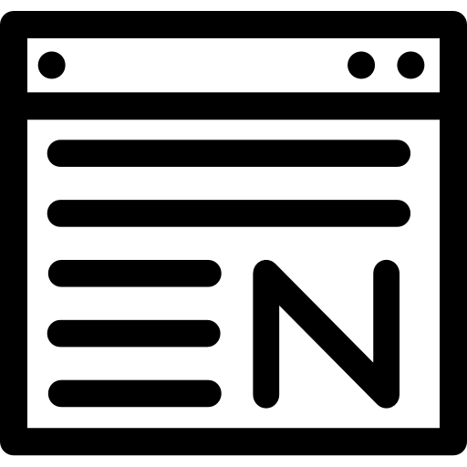 뉴스 무료 아이콘