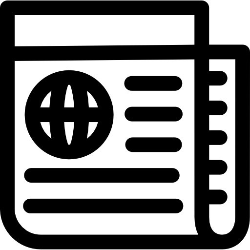 신문 무료 아이콘