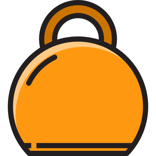 Kettlebell Payungkead Lineal Color icon