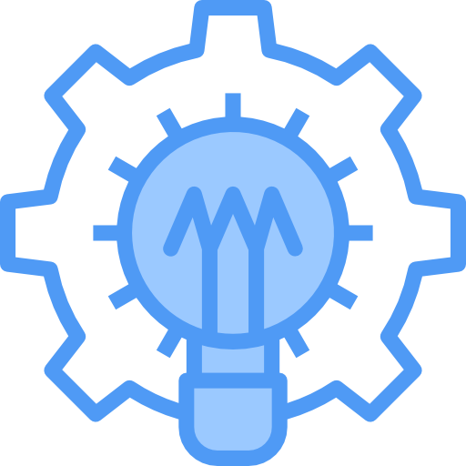 Lightbulb Payungkead Blue icon