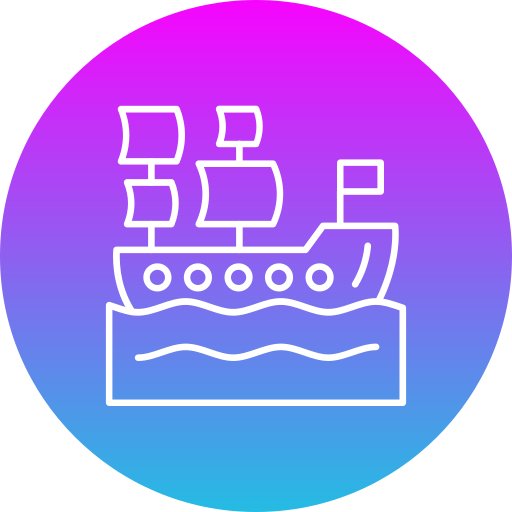 navire pirate Icône gratuit
