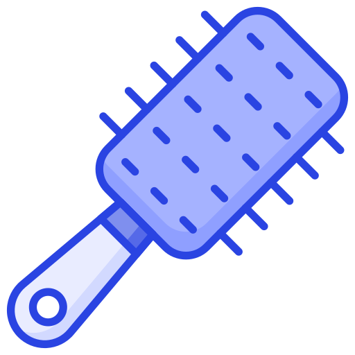 brosse à cheveux Icône gratuit