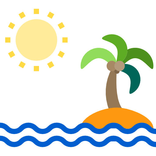 Île Icône gratuit