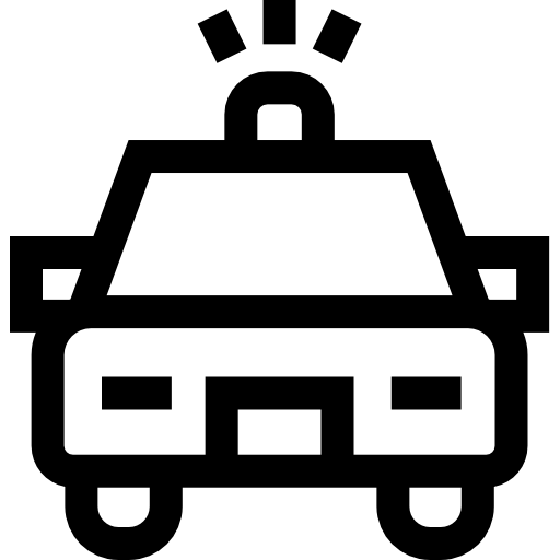 polizeiauto kostenlos Icon