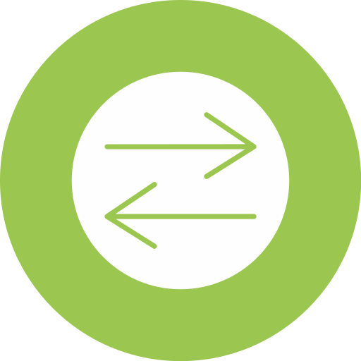 Swap left right free icon