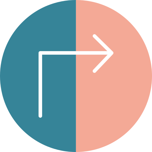 Turn right free icon