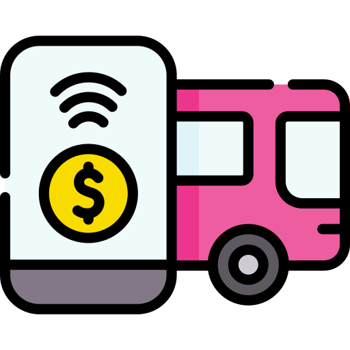 Bus ticket free icon