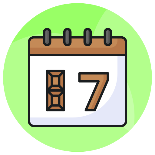 calendário grátis ícone