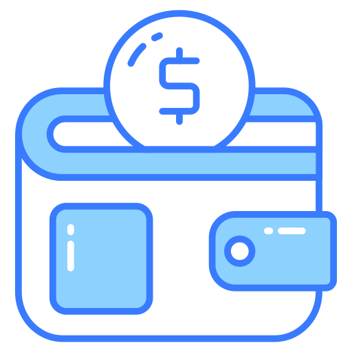 billetera icono gratis