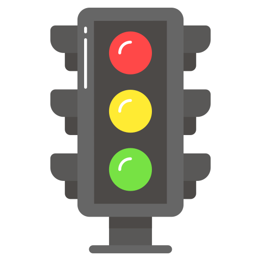 Traffic free icon Traffic free icon