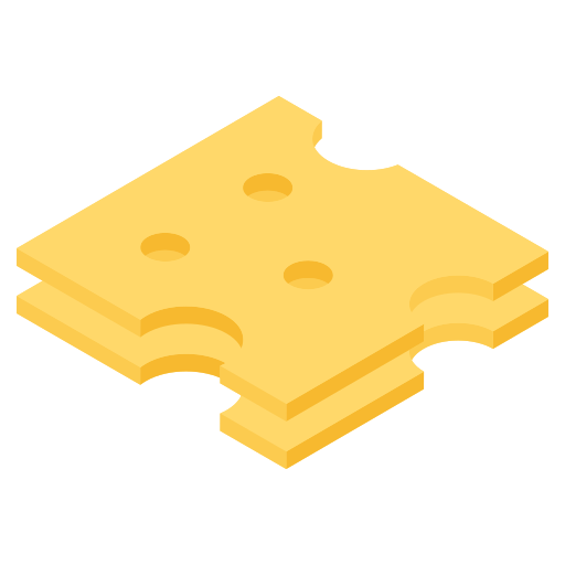 bloque de queso icono gratis