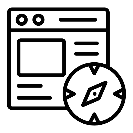 dirección icono gratis