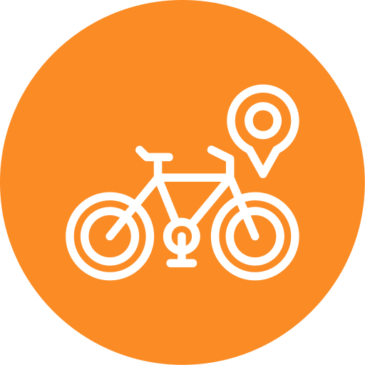 Bicycle - Free maps and location icons