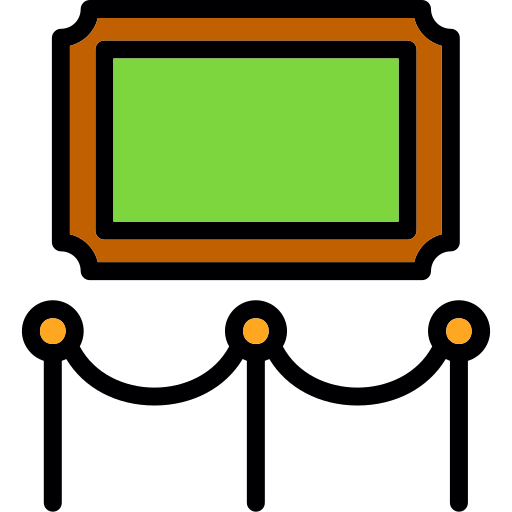 Art gallery free icon