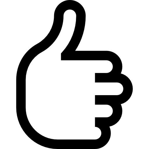 Thumb up - Free gestures icons