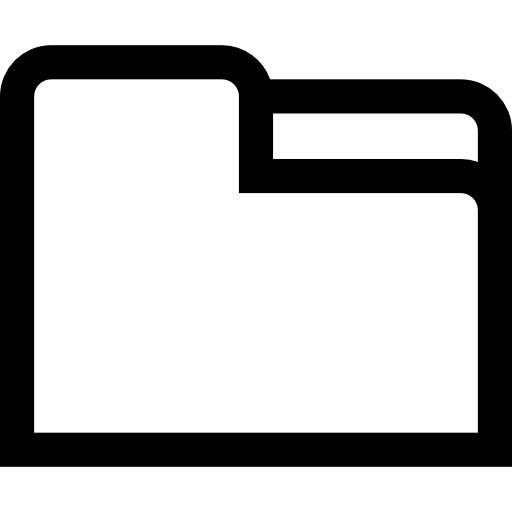 Folder Basic Straight Lineal icon