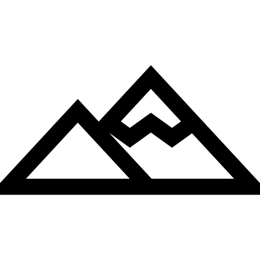 Mountains Basic Straight Lineal icon