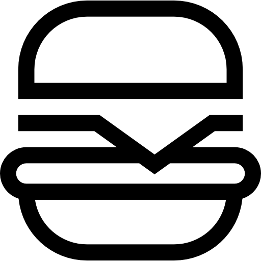 Cheese burger Basic Straight Lineal icon