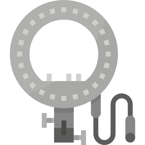 anillo de luz icono gratis