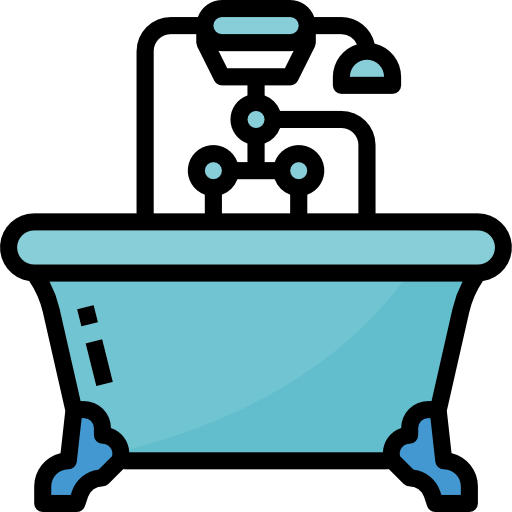 baignoire Icône gratuit baignoire Icône gratuit