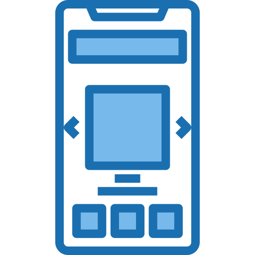 Smartphone Phatplus Blue icon