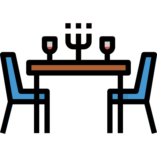 Dining Table Aphiradee Monkik Lineal Color Icon