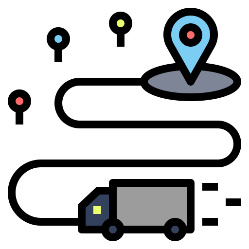 수송 무료 아이콘