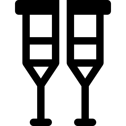 muletas grátis ícone muletas grátis ícone