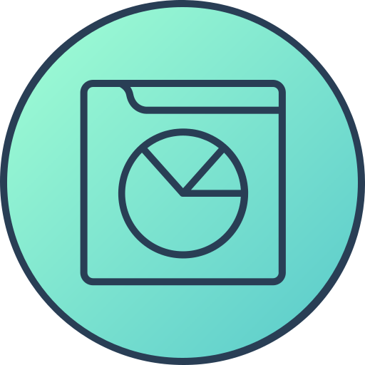 gráfico circular icono gratis