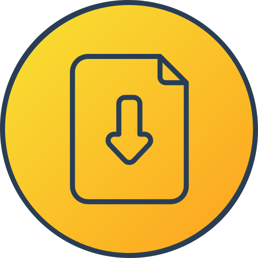 descarga de archivos icono gratis