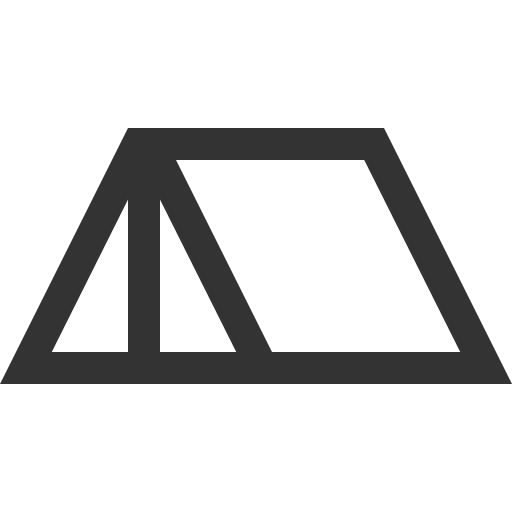 acampar icono gratis