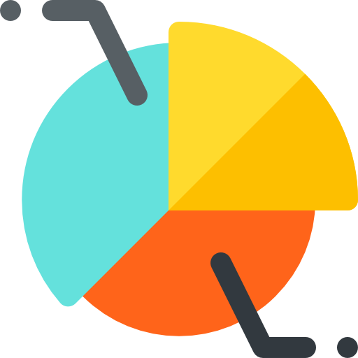 gráfico circular icono gratis