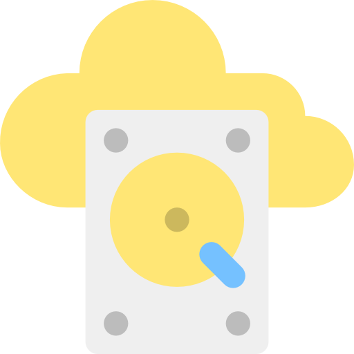almacenamiento en la nube icono gratis