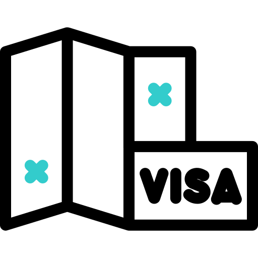 Виза бесплатно иконка