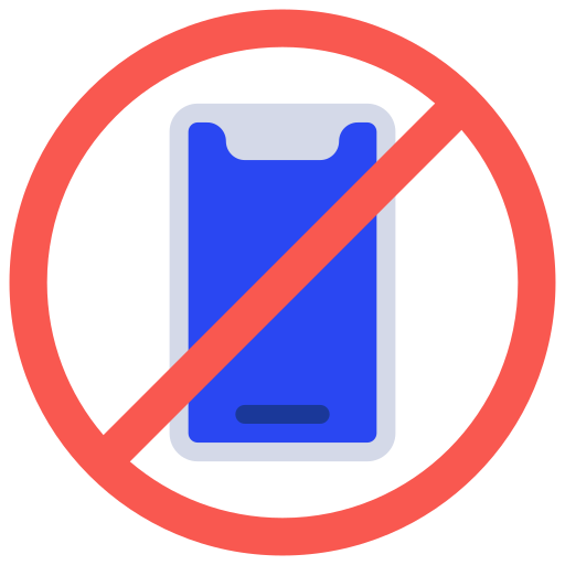 No phones - Free signaling icons