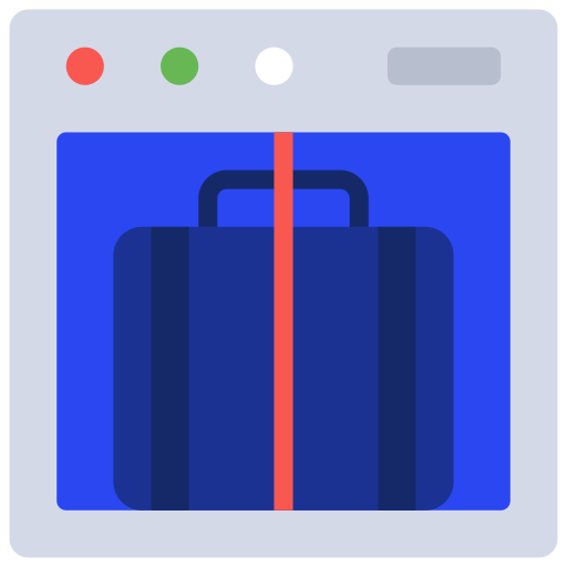 Baggage scanner free icon Baggage scanner free icon