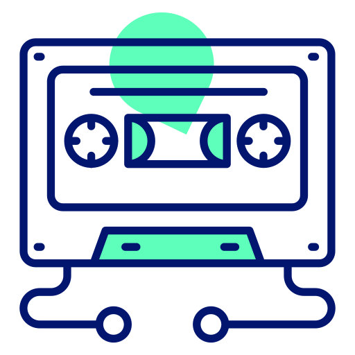 Cassette - Free electronics icons