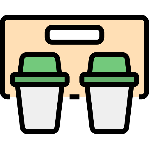 vaso de papel icono gratis