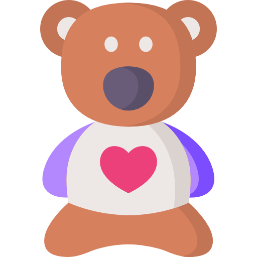 oso de peluche icono gratis