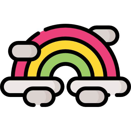 arco iris icono gratis