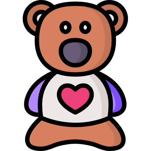 oso de peluche icono gratis